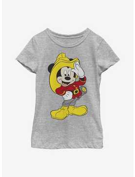 Disney Mickey Mouse Firefighter Youth Girls T-Shirt, , hi-res