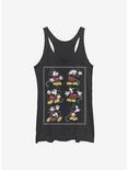 Disney Mickey Mouse Looks Womens Tank Top, BLK HTR, hi-res