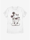 Disney Mickey Mouse Sketchy Mickey Womens T-Shirt, WHITE, hi-res