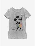 Disney Mickey Mouse Tie Dye Mickey Youth Girls T-Shirt, ATH HTR, hi-res