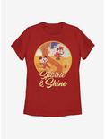 Disney Mickey Mouse Sparkle And Shine Womens T-Shirt, RED, hi-res