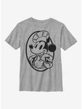 Disney Mickey Mouse Chef Mickey Circle Youth T-Shirt, ATH HTR, hi-res