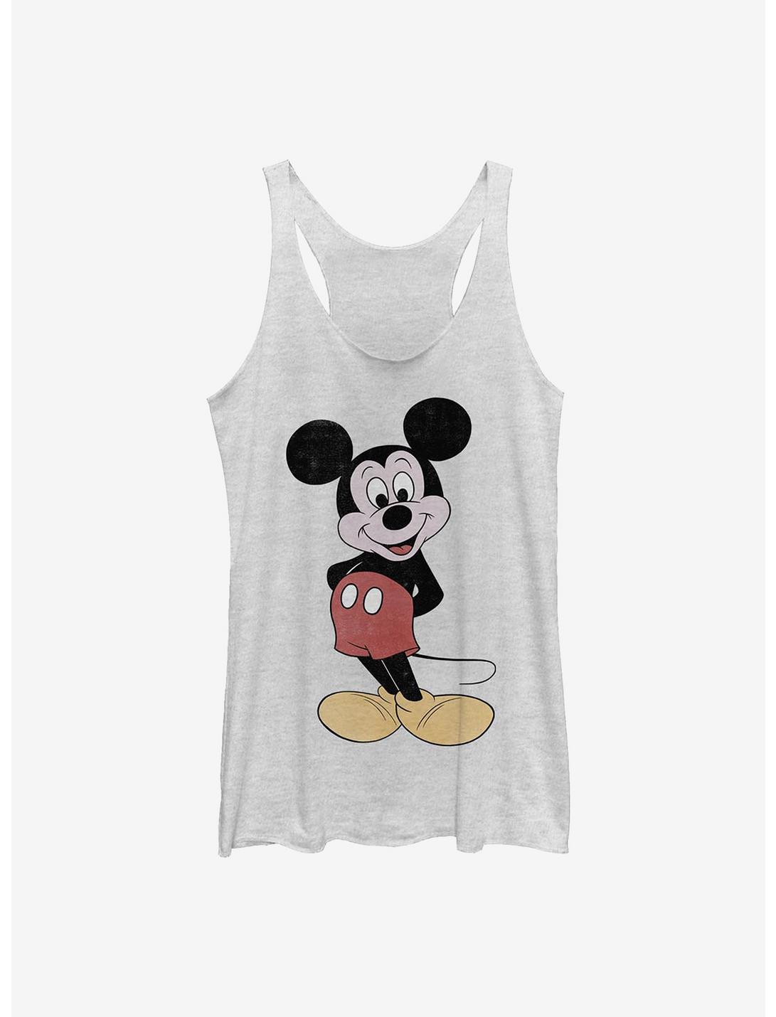 Disney Mickey Mouse 80s Mickey Womens Tank Top, WHITE HTR, hi-res