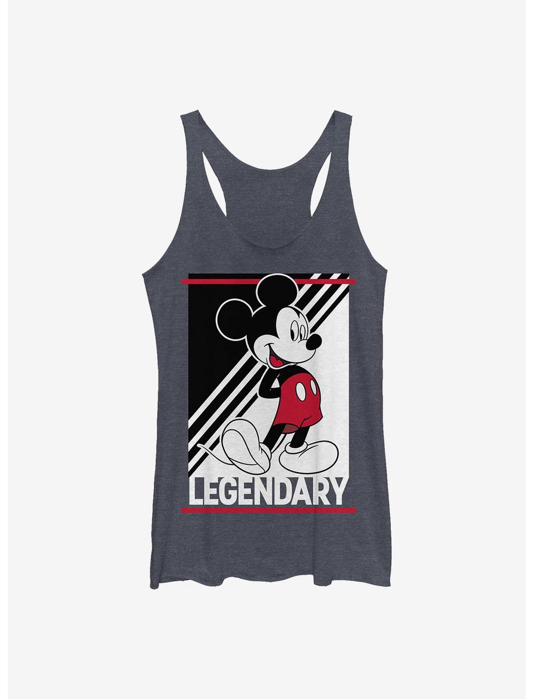 Disney Mickey Mouse Legend Of Mickey Womens Tank Top, NAVY HTR, hi-res