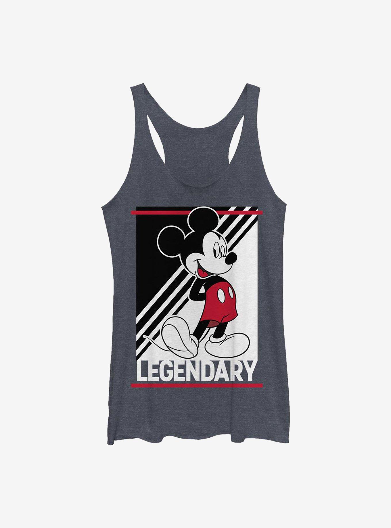 Disney Mickey Mouse Legend Of Mickey Womens Tank Top, NAVY HTR, hi-res