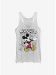 Disney Mickey Mouse Sketchbook Womens Tank Top, WHITE HTR, hi-res
