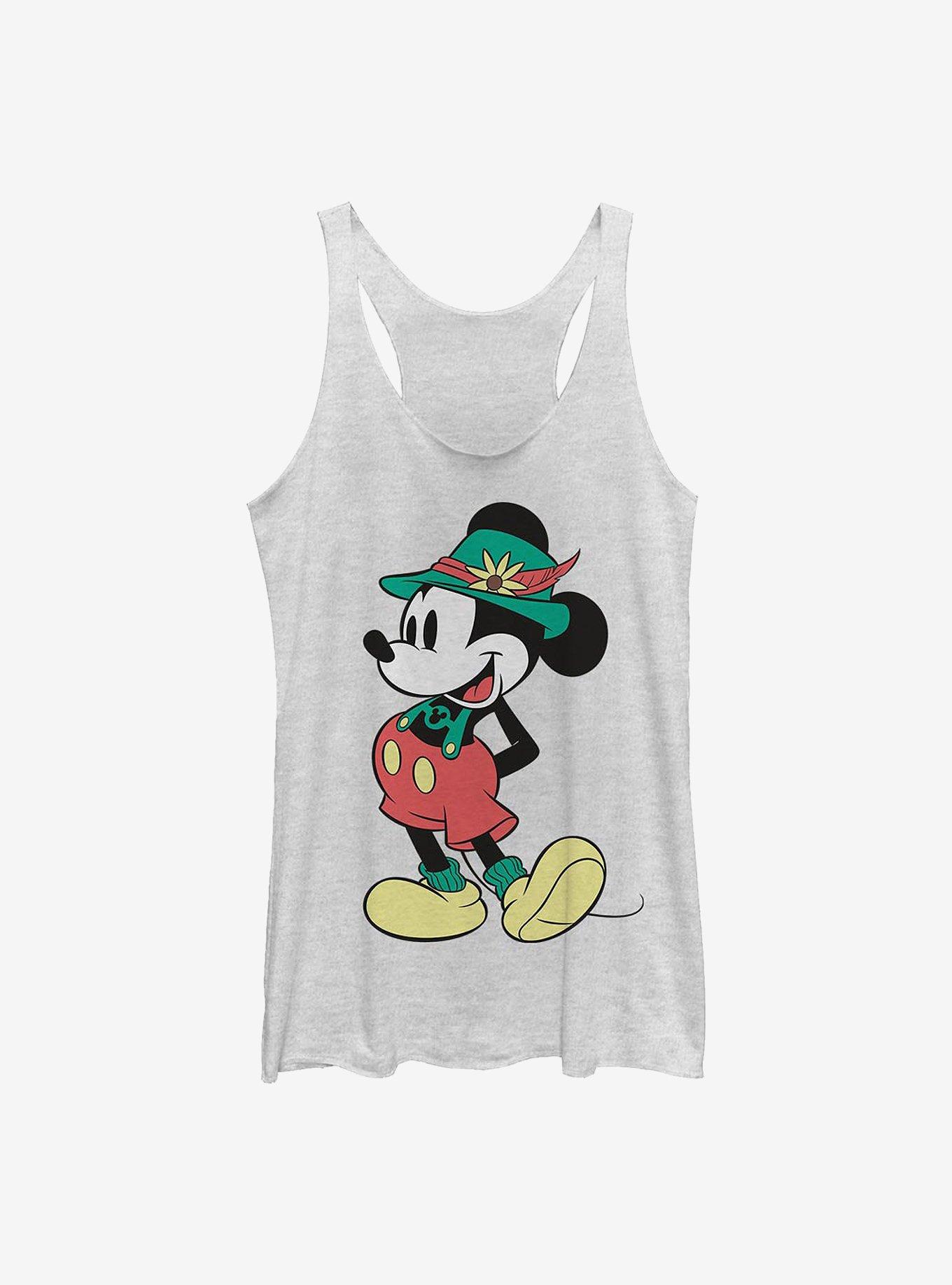 Disney Mickey Mouse Lederhosen Basics Womens Tank Top, , hi-res