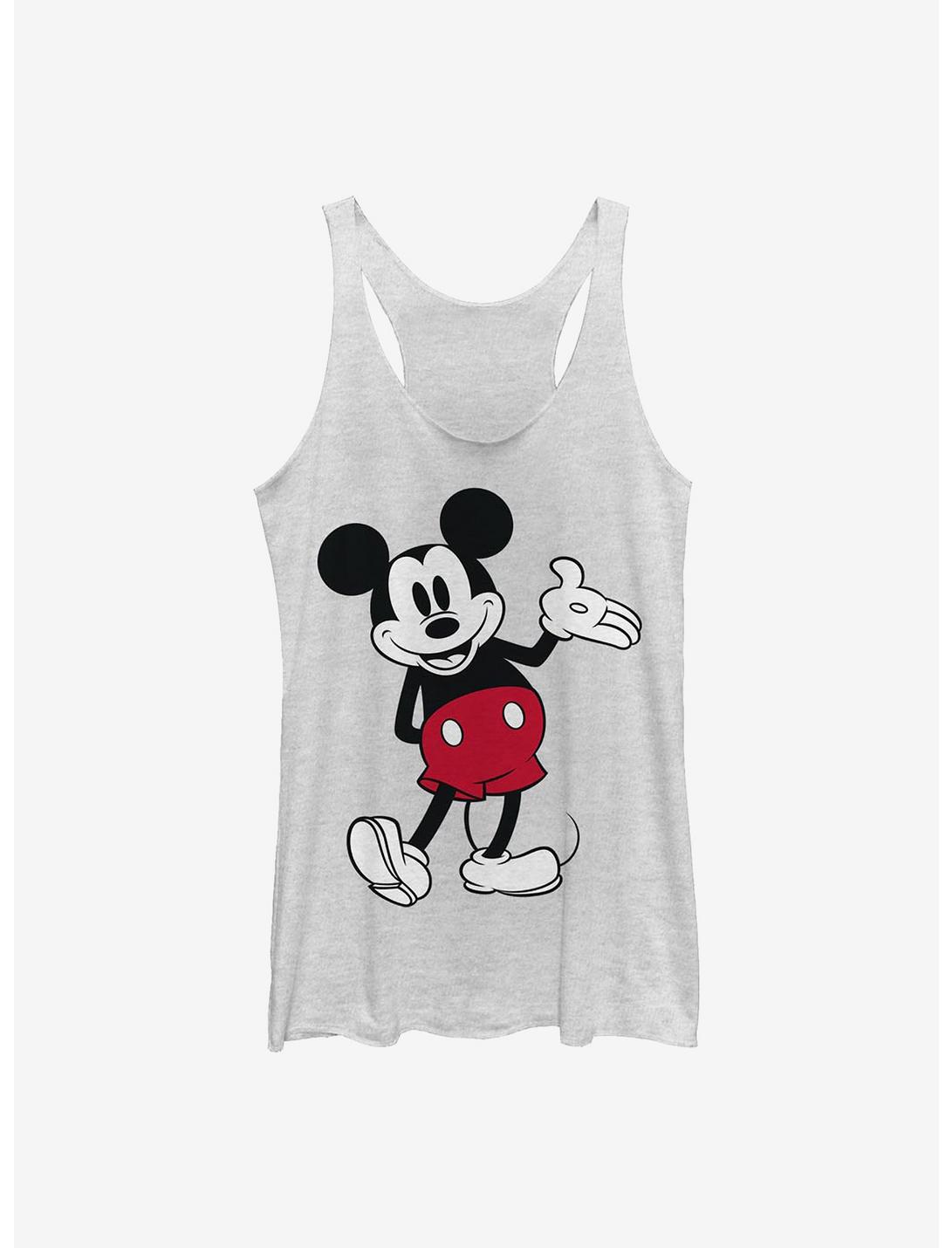 Disney Mickey Mouse World Famous Mouse Womens Tank Top, WHITE HTR, hi-res