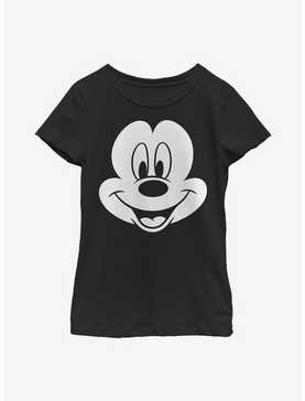 Disney Mickey Mouse Big Face Mickey Youth Girls T-Shirt, , hi-res