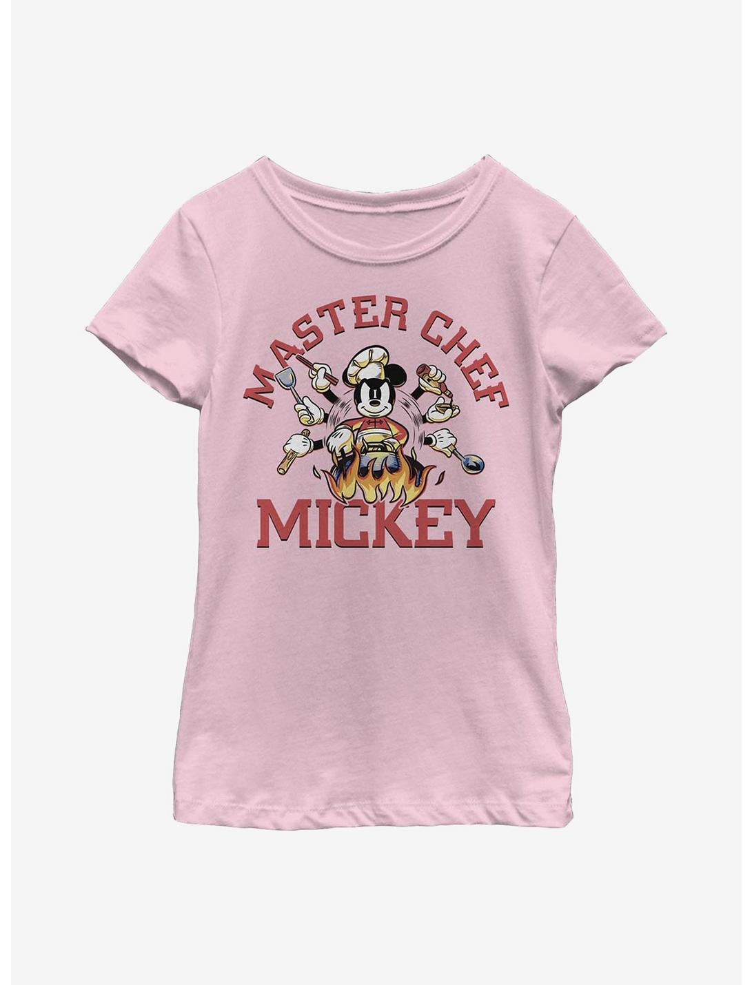 Disney Mickey Mouse Master Chef Youth Girls T-Shirt, PINK, hi-res
