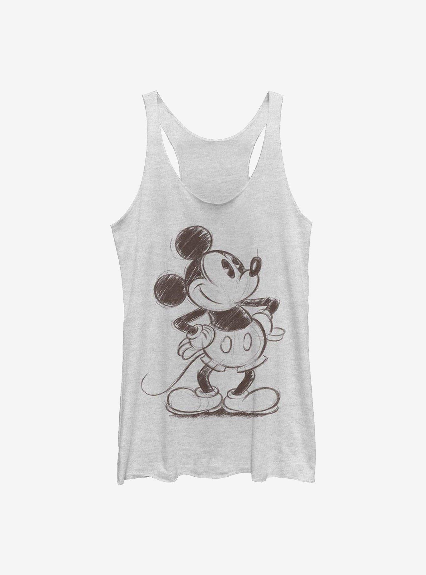 Disney Mickey Mouse Sketchy Mickey Womens Tank Top, , hi-res