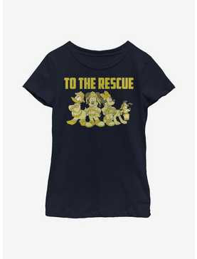 Disney Mickey Mouse Thank You Firefighters Youth Girls T-Shirt, , hi-res