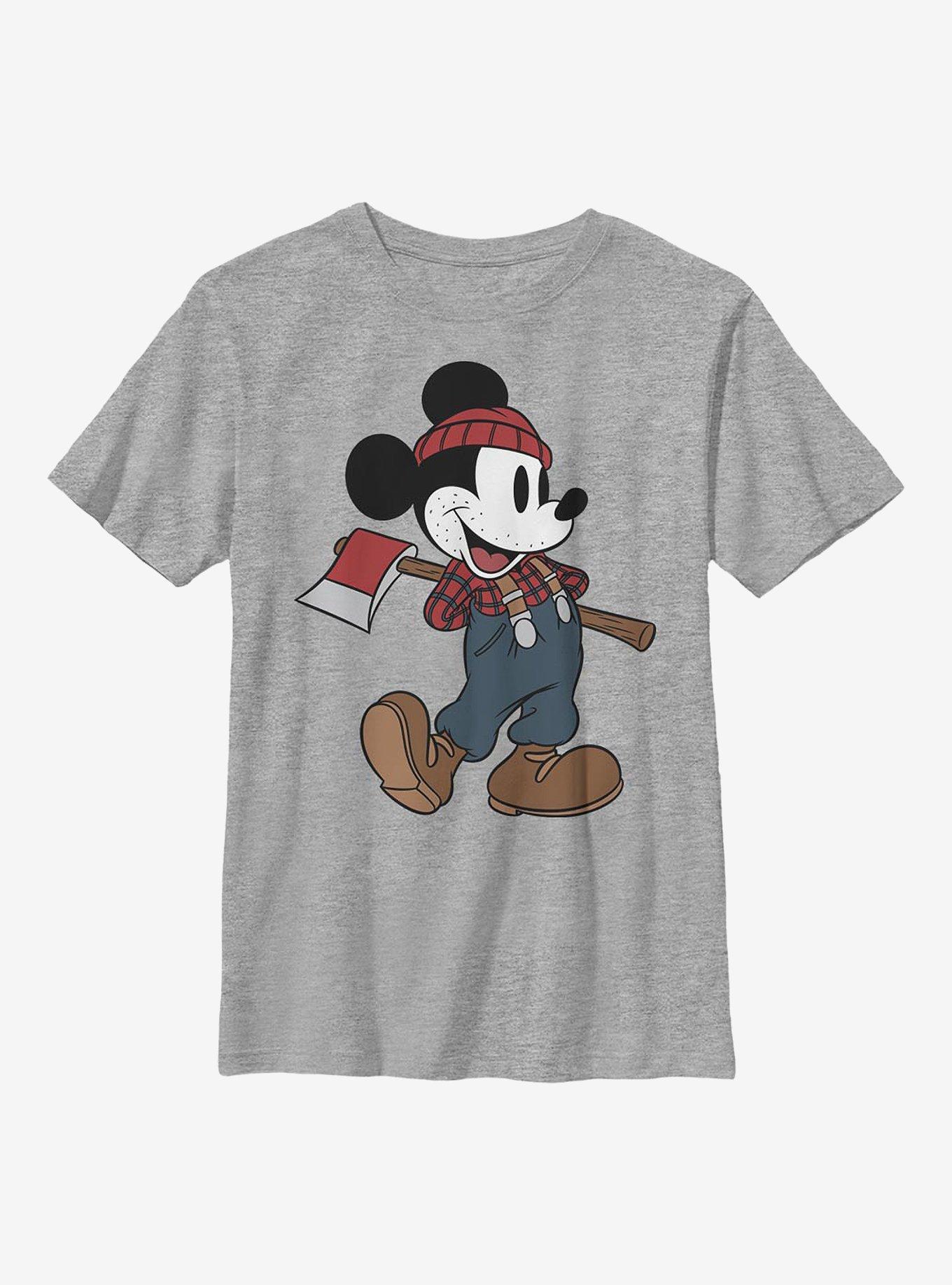 Disney Mickey Mouse Lumberjack Mickey Youth T-Shirt, , hi-res