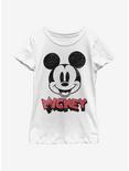 Disney Mickey Mouse Heads Up Youth Girls T-Shirt, WHITE, hi-res