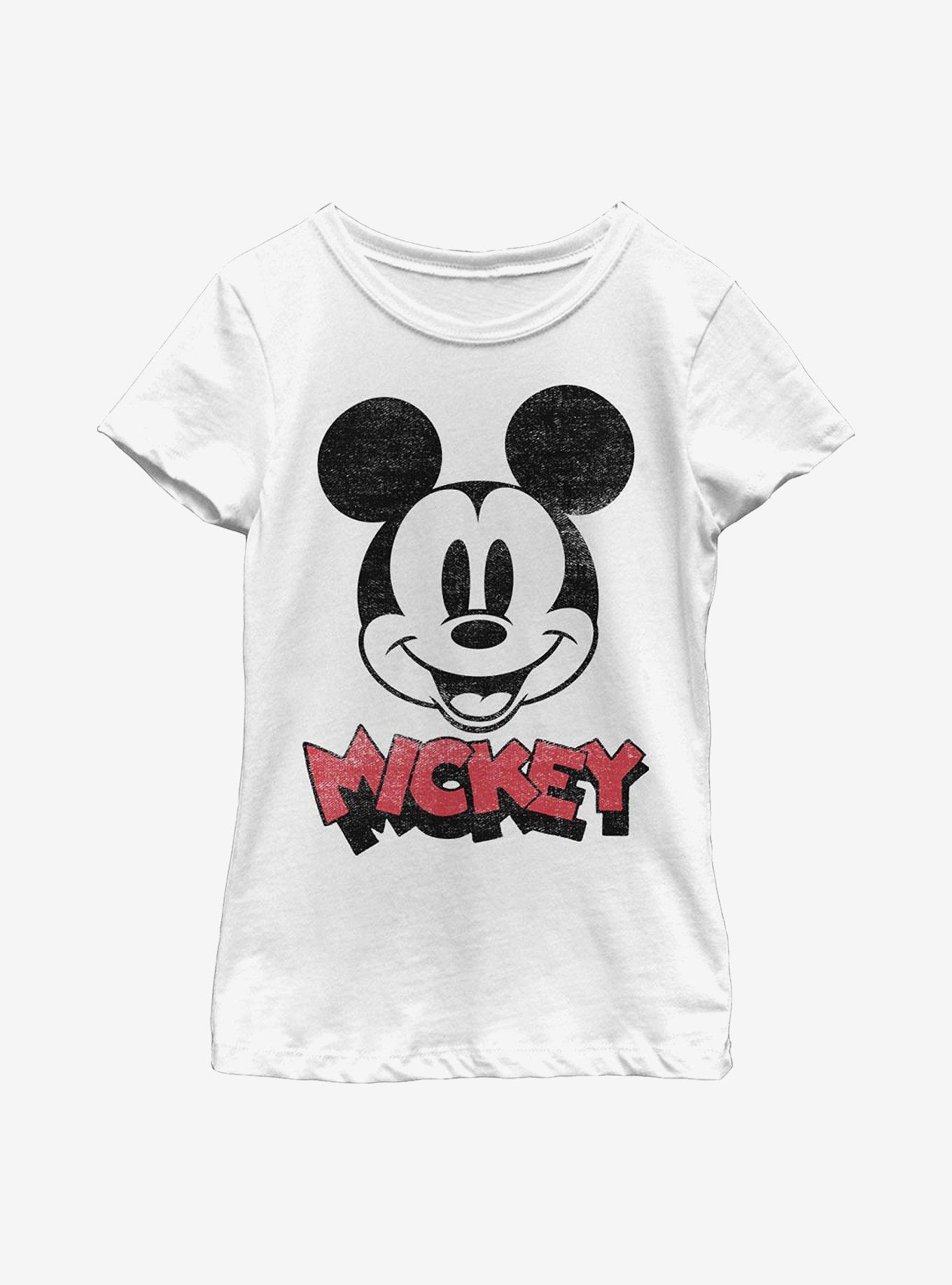 Disney Mickey Mouse Heads Up Youth Girls T-Shirt, , hi-res