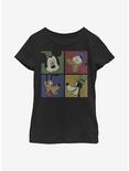 Disney Mickey Mouse Block Party Youth Girls T-Shirt, BLACK, hi-res
