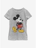 Disney Mickey Mouse Classic Mickey Youth Girls T-Shirt, ATH HTR, hi-res