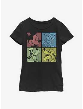 Disney Mickey Mouse Fab Four Youth Girls T-Shirt, , hi-res