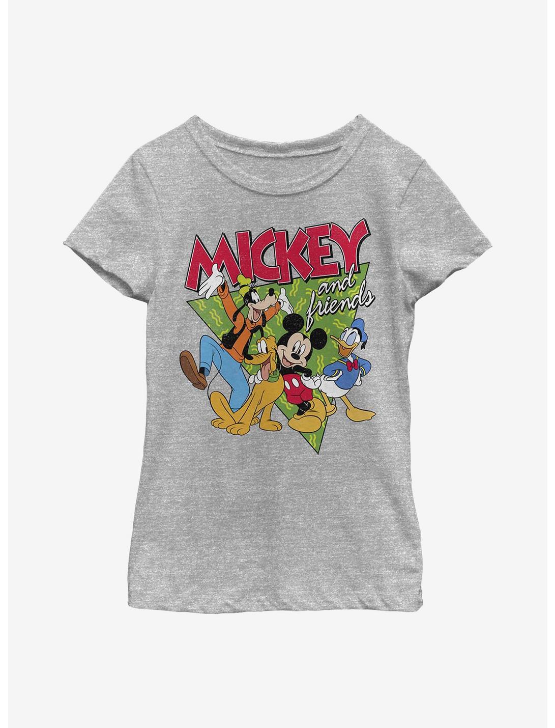 Disney Mickey Mouse Funky Bunch Youth Girls T-Shirt, ATH HTR, hi-res
