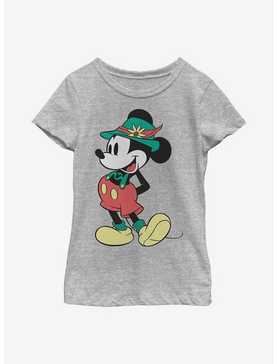 Disney Mickey Mouse Lederhosen Basics Youth Girls T-Shirt, , hi-res