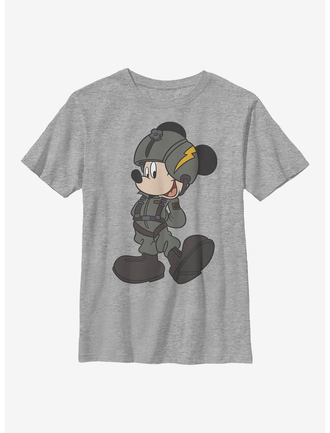 Disney Mickey Mouse Jet Pilot Youth T-Shirt, ATH HTR, hi-res