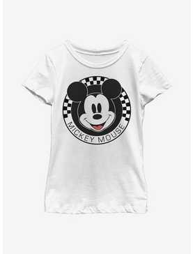 Disney Mickey Mouse Checkered Youth Girls T-Shirt, , hi-res
