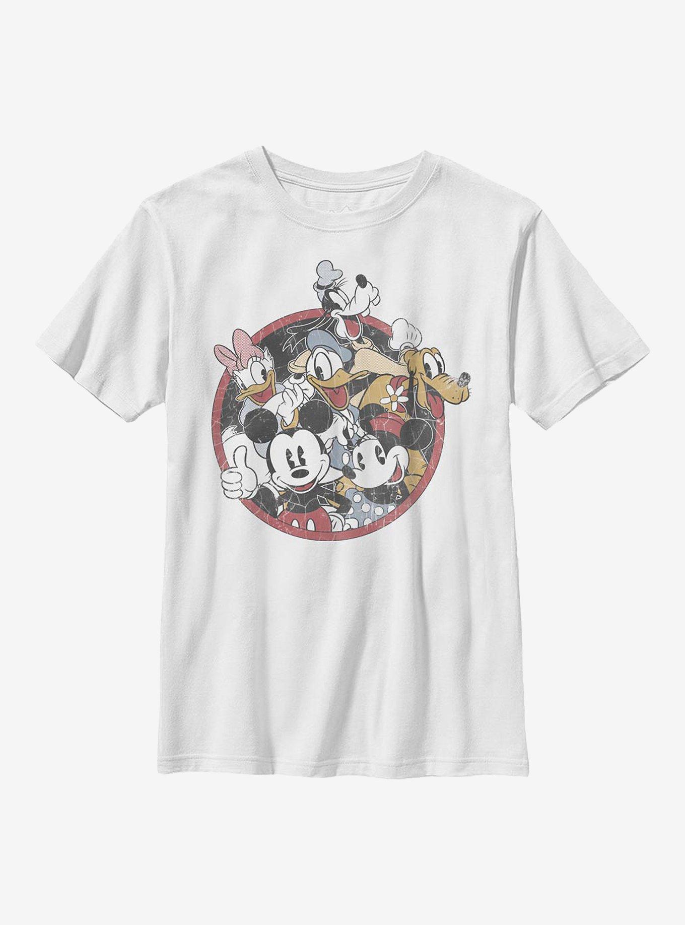 Disney Mickey Mouse Retro Groupie Youth T-Shirt, , hi-res
