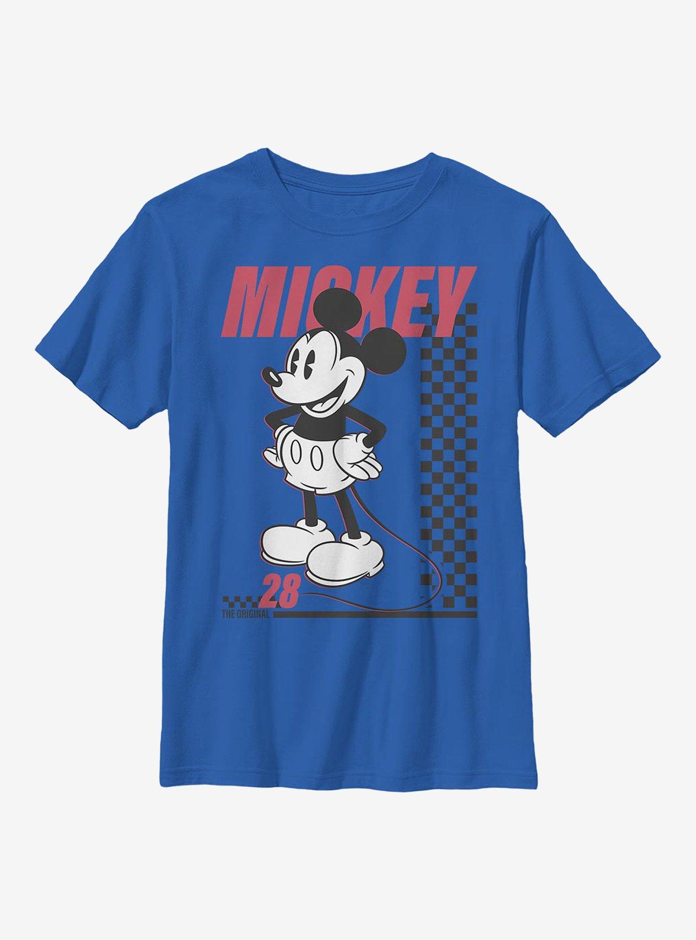 Disney Mickey Mouse Skate Twenty Eight Youth T-Shirt, ROYAL, hi-res
