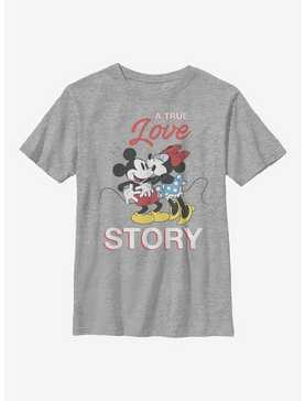 Disney Mickey Mouse True Love Story Youth T-Shirt, , hi-res