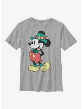 Disney Mickey Mouse Lederhosen Basics Youth T-Shirt, , hi-res