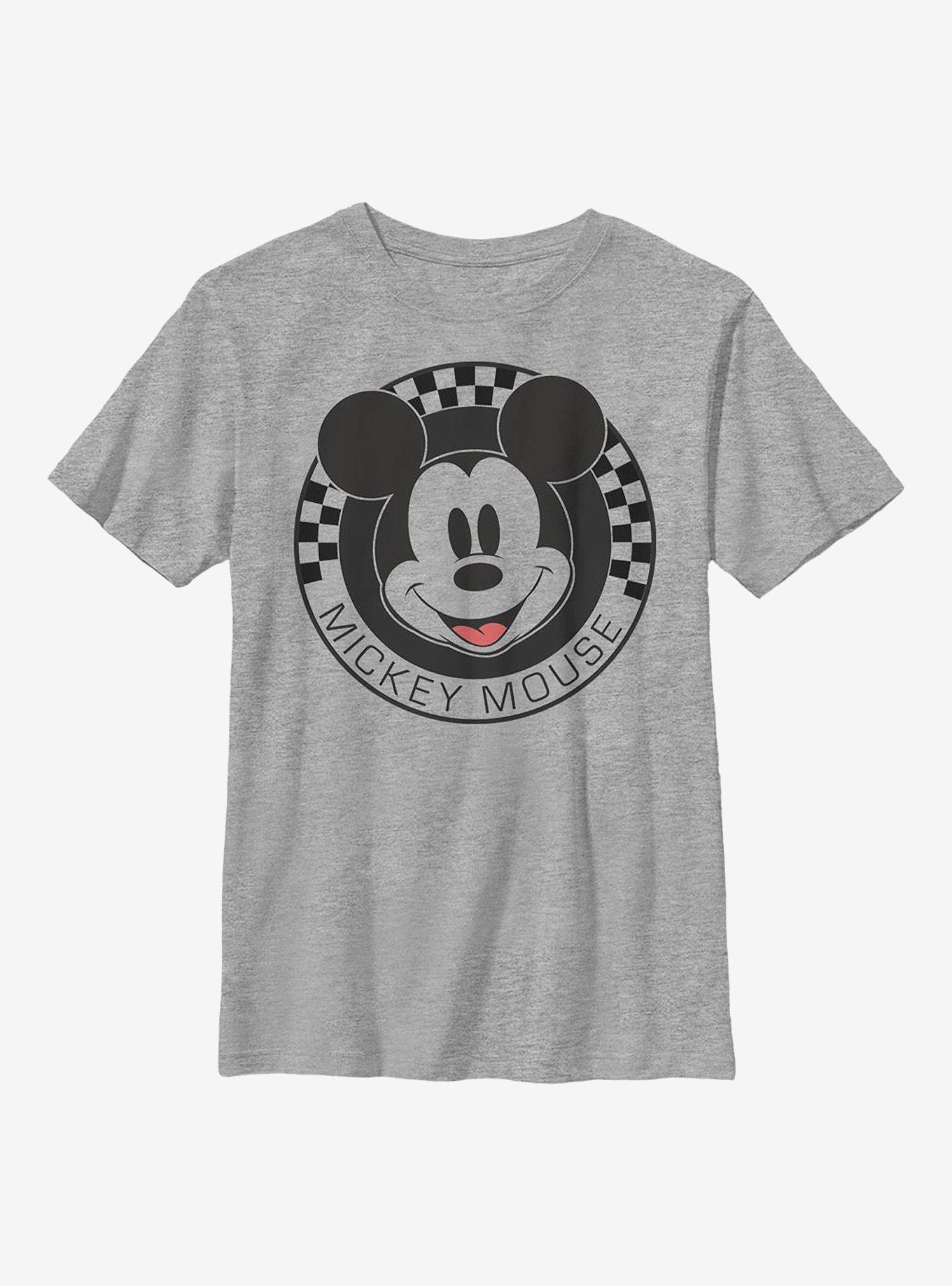 Disney Mickey Mouse Checkered Youth T-Shirt, , hi-res