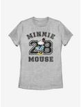Disney Minnie Mouse Collegiate Womens T-Shirt, ATH HTR, hi-res