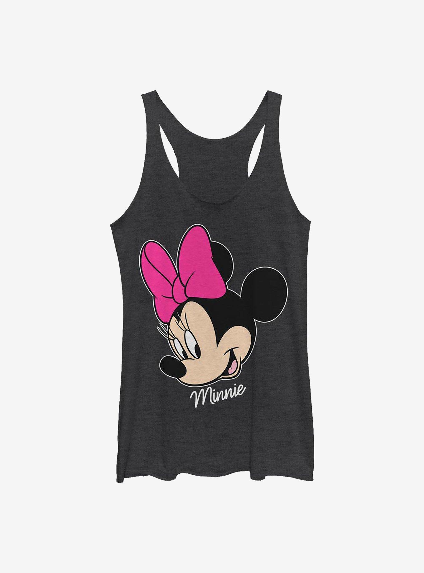 Disney Minnie Mouse Big Face Womens Tank Top, , hi-res