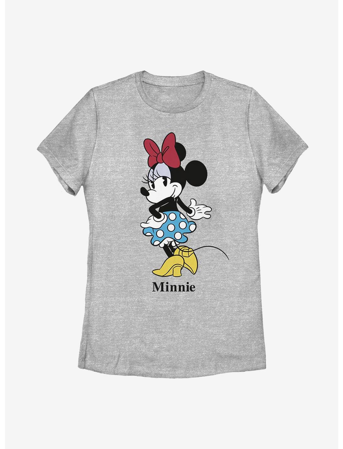 Disney Minnie Mouse Classic Skirt Womens T-Shirt, ATH HTR, hi-res