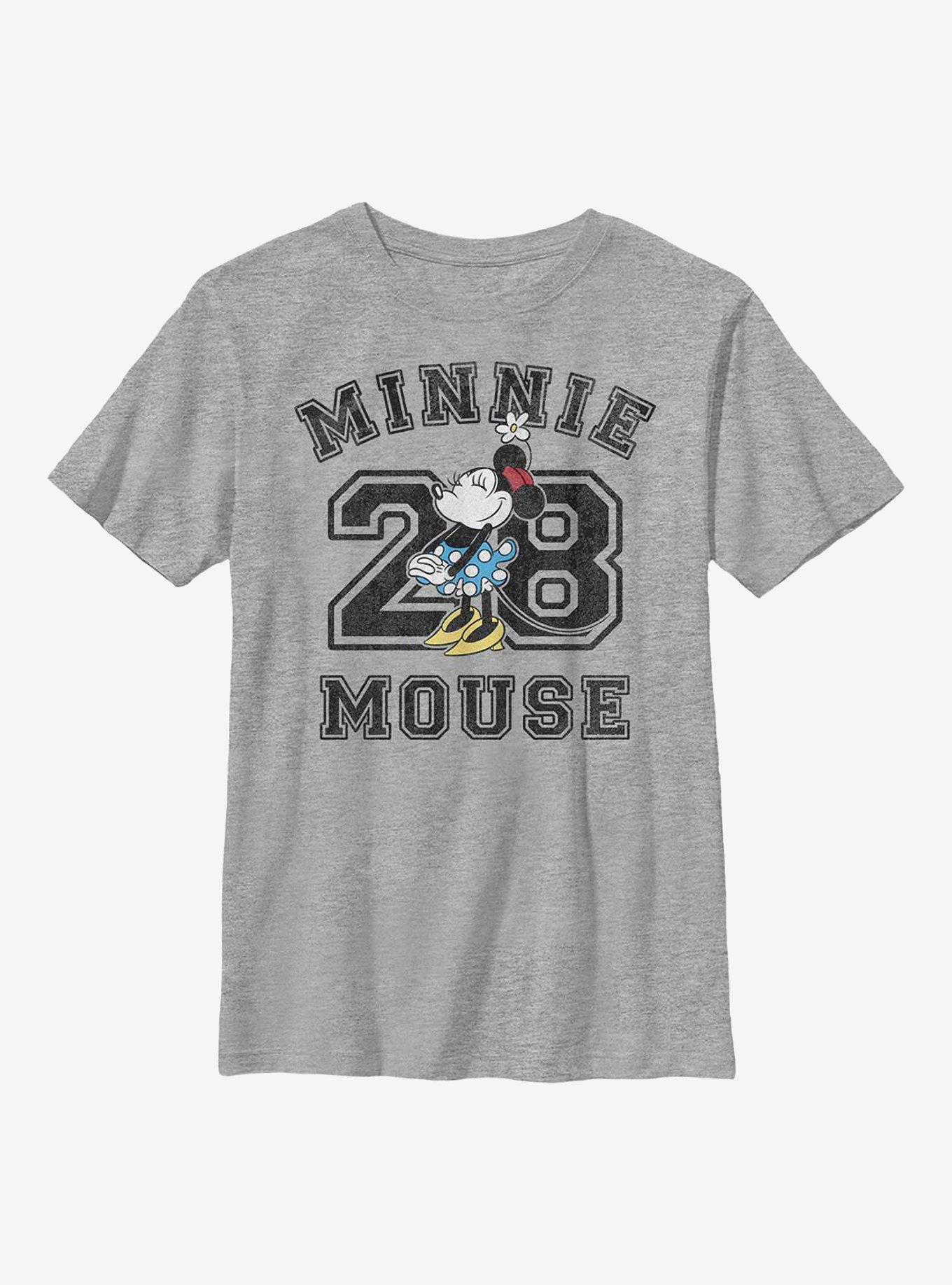 Disney Minnie Mouse Collegiate Youth T-Shirt, , hi-res