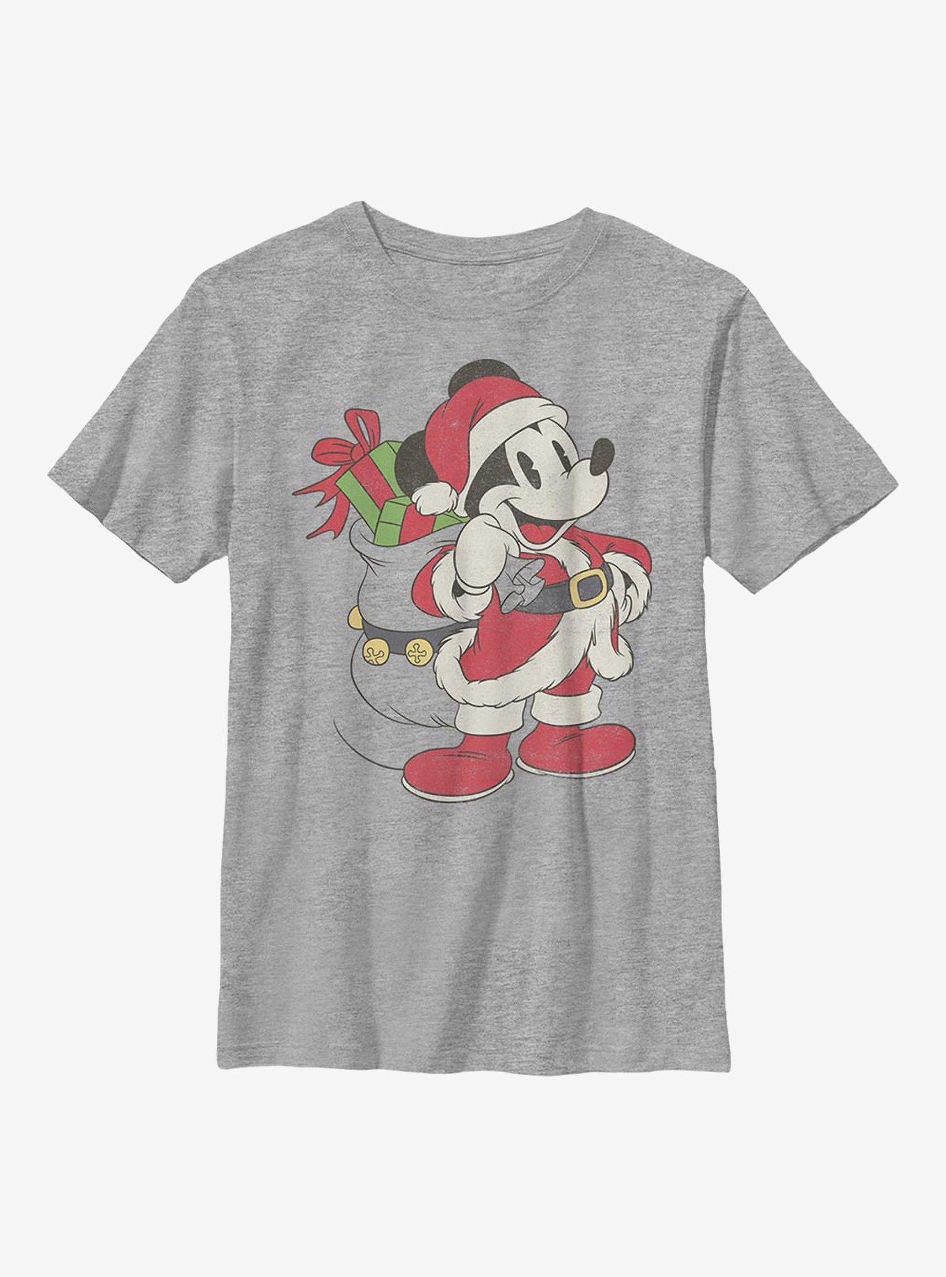 Disney Mickey Mouse Just Santa Mickey Youth T-Shirt, , hi-res
