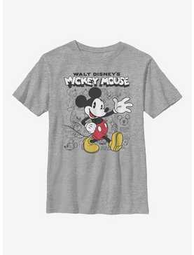 Disney Mickey Mouse Sketchbook Youth T-Shirt, , hi-res