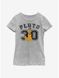 Disney Pluto Collegiate Youth Girls T-Shirt, ATH HTR, hi-res