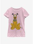 Disney Pluto Traditional Pluto Youth Girls T-Shirt, PINK, hi-res