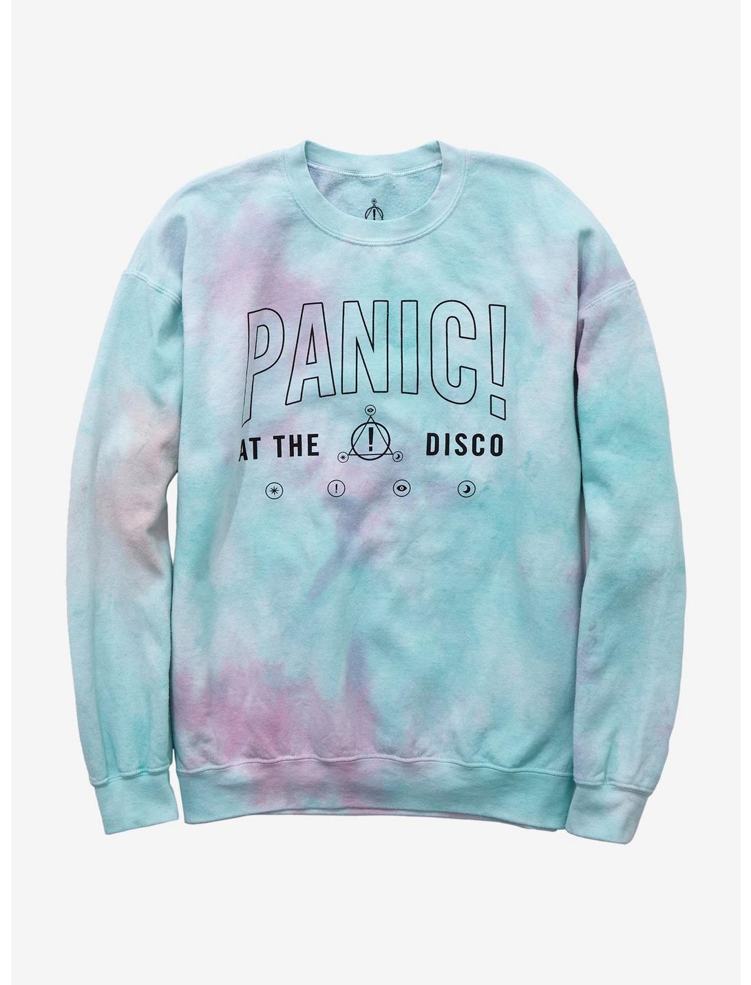 Panic! At The Disco Logo Tie-Dye Girls Sweatshirt, MULTI, hi-res