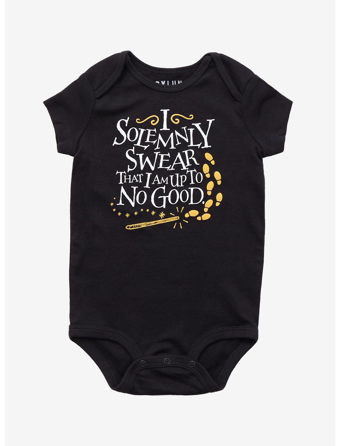 Harry Potter Solemnly Swear Infant One-Piece - BoxLunch Exclusive, GOLD, hi-res