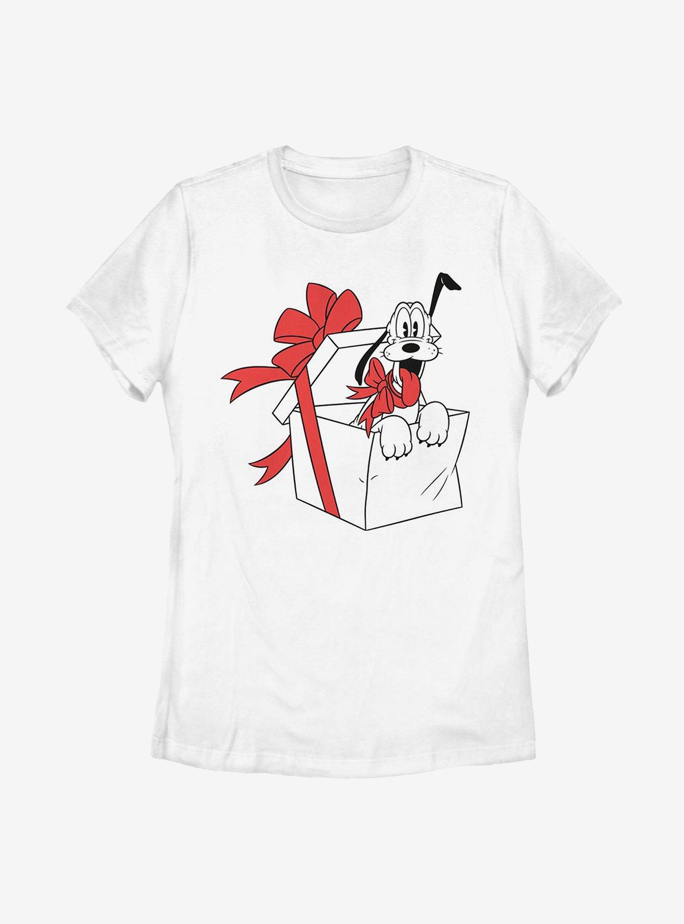 Disney Pluto Present Fill Womens T-Shirt, , hi-res