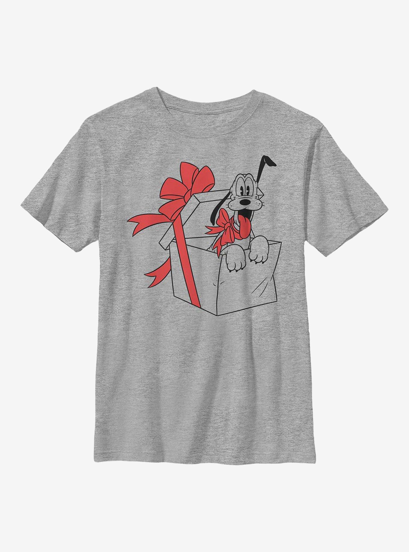 Disney Pluto Present Fill Youth T-Shirt, , hi-res