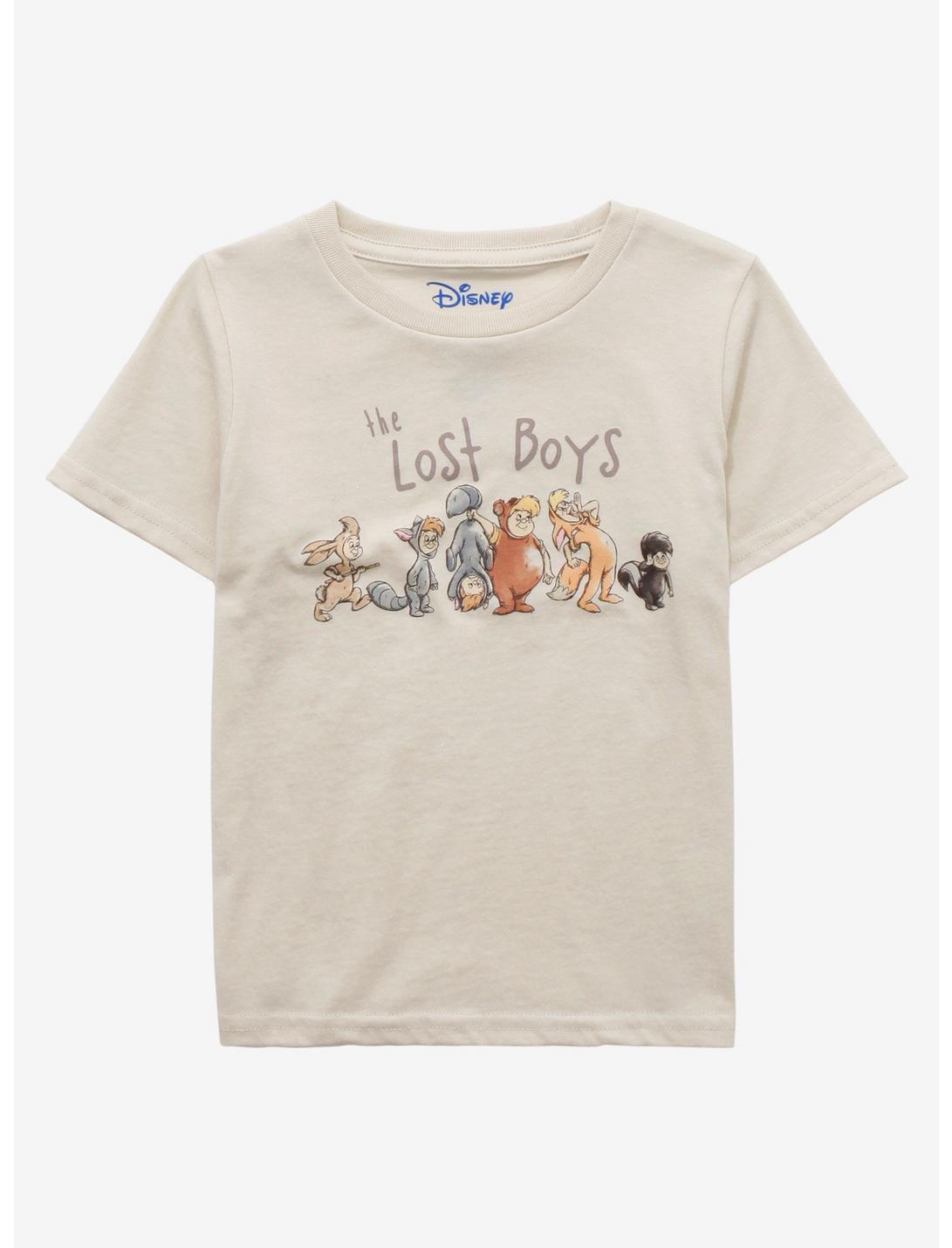 Disney Peter Pan The Lost Boys Toddler T-Shirt - BoxLunch Exclusive, BROWN, hi-res