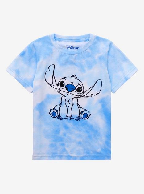 Disney Lilo & Stitch Blue Tie-dye Toddler T-shirt - Boxlunch Exclusive 