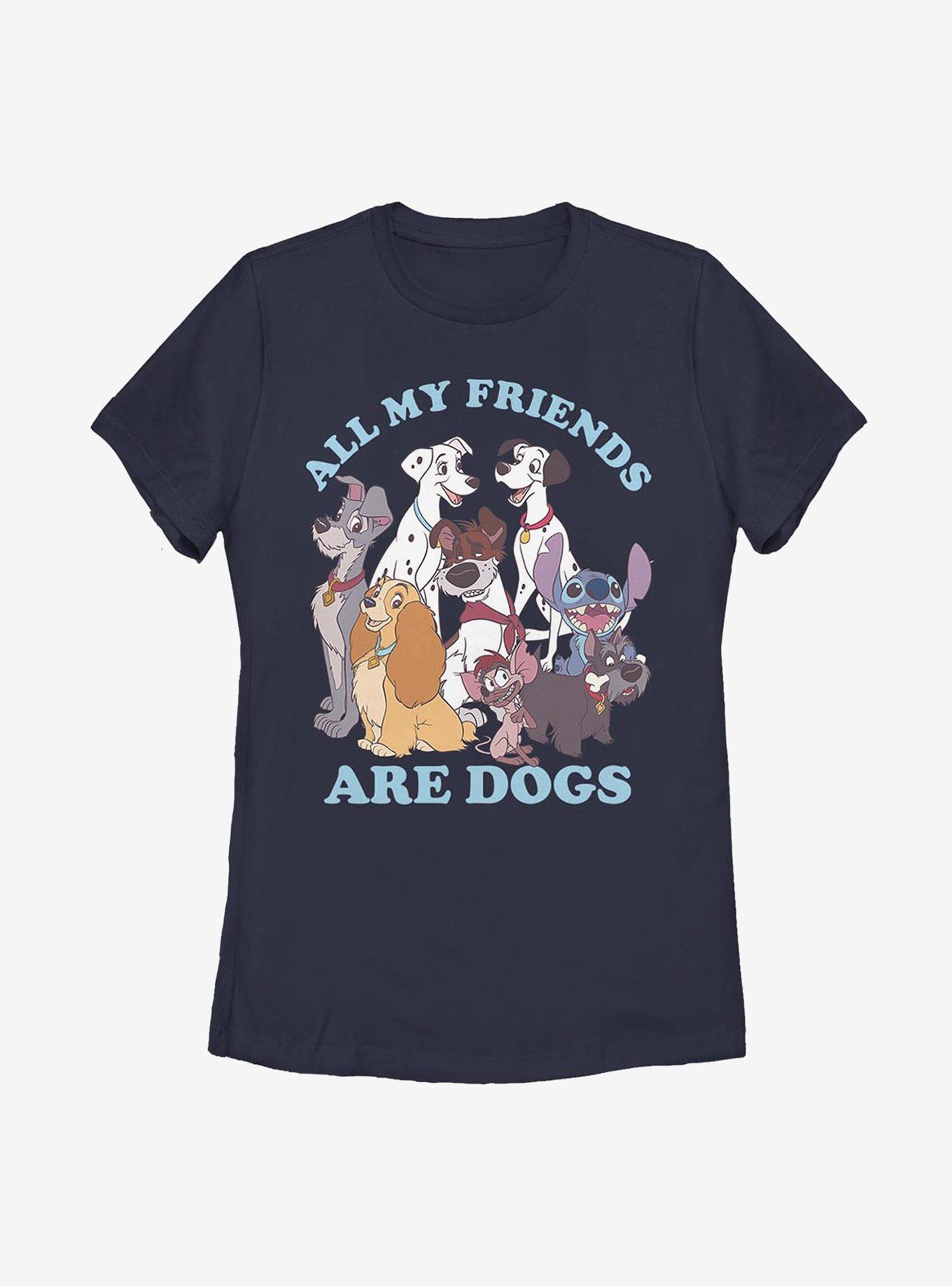 Disney Classic Dog Friends Womens T-Shirt, , hi-res