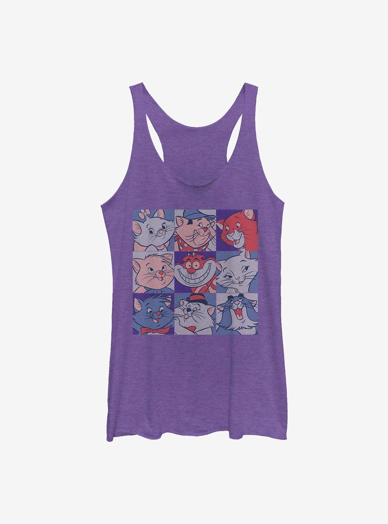 Disney Classic Cats Squared Womens Tank Top, , hi-res