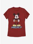 Disney Mickey Mouse 90s Mickey Womens T-Shirt, RED, hi-res