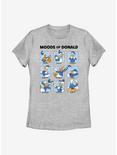 Disney Donald Duck Moods Womens T-Shirt, ATH HTR, hi-res