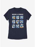 Disney Donald Duck Moods Womens T-Shirt, NAVY, hi-res